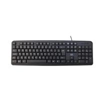 Teclado Multi USB 1,5m TC065 Slim Resistente à Água - Preto