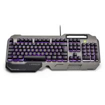 Teclado Multilaser Gamer Warrior Ragnar Superfície Em Metal TC222