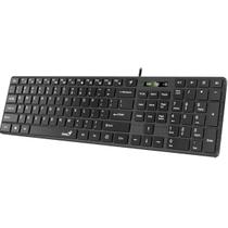 Teclado Multimida Genius Slimstar Ss126 Usb Preto Abnt 2