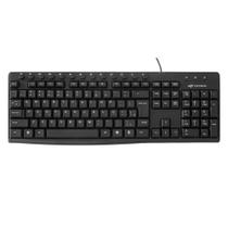 Teclado Multimidia C3TECH KB-M30BK Resistente a Agua USB ABNT3 Preto - C3 Tech