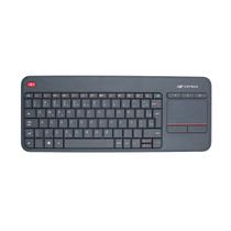 Teclado Multimidia C3Tech Sem Fio Com Touch Pad 2.4GHZ ABNT2 Preto - WT200BK