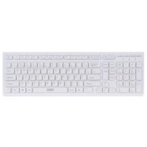 Teclado Multimídia com Fio OEX Flat 104 Teclas Branco Teclado Multimídia com Fio OEX Flat 104 Teclas Branco