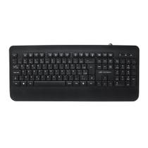 Teclado Multimidia Com Fio USB KB-M100BK Preto C3Tech