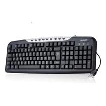 Teclado Multimídia Ergonômico Teclas Macias e Silenciosas para Computador Notebook Teclado Multimídia Ergonômico Teclas Macias e Silenciosas para Computador Notebook