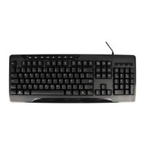 Teclado multimídia fortrek olk101 usb 2.0 abnt2