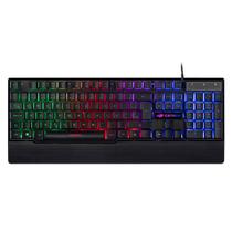 Teclado Multimidia Gamer C3Tech USB 2.0 ABNT2 LED RGB Preto - KG-60BK