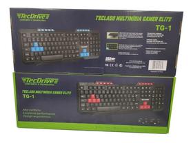 Teclado Multimídia Gamer Elite Usb Tg-1 - Tec Drive