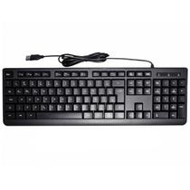 Teclado Multimidia K-MEX KM-D128, Layout ABNT2, Cabo USB, Preto - KMD128U0019CB0X