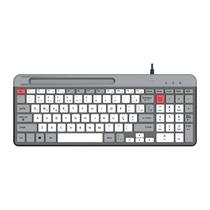 Teclado Multimídia Pc Computador Fio ABNT2 Silencioso Suporte Celular Knup KP-TE132