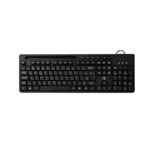 Teclado multimidia prop com fio usb2.0 preto Teclado multimidia prop com fio usb2.0 preto
