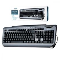 Teclado Multimídia Semi Mecânico Plug Play Computador Notebook ABNT2 Exbom BK170M