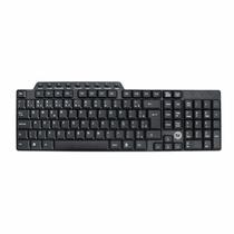 Teclado Multimídia Usb Bright 0132 Padrão Abnt2 Preto