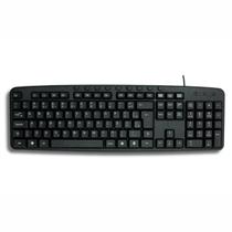 Teclado Multimídia USB Para PC Notebook Preto Teclado Multimídia USB Para PC Notebook Preto