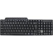 Teclado Multimidia USB Preto Basico Teclado Multimidia USB Preto Basico