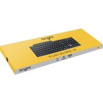 Teclado multimidia usb preto basico bright