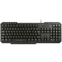 Teclado Multimídia USB SLIM Preto