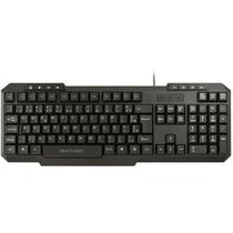 Teclado multimidia usb slim preto multilaser