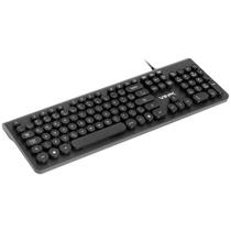 Teclado Multimídia Vinik DC100P, USB, Teclas Redondas, ABNT2, Preto - 65405 Teclado Multimídia Vinik DC100P, USB, Teclas Redondas, ABNT2, Preto - 65405