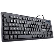 Teclado Multimídia Vinik TC100, USB, Slim, ABNT2, Preto