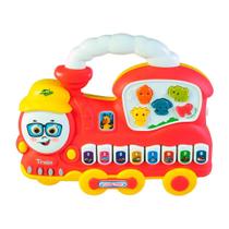 Teclado Music Interest - Lovely Trem Musical - vermelho - SL273 HONGYAO Teclado Music Interest - Lovely Trem Musical - vermelho - SL273 HONGYAO