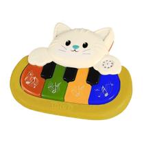 Teclado Music Pets Tateti Calesita Ref.227 Gatinho Creme