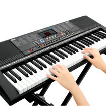 Teclado musical 300 timbres e ritmos, preto mt3000 - MXT