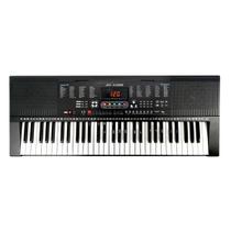Teclado musical 300 timbres e ritmos, preto mt3000
