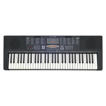 Teclado musical 300 timbres e ritmos, preto