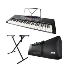 Teclado Musical 61 Teclas Capa Estofada Suporte Teclado Teclado Musical 61 Teclas Capa Estofada Suporte Teclado