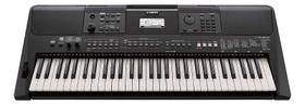 Teclado Musical 61 Teclas com Fonte PSR E463 Preto Yamaha