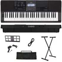 Teclado Musical Casio CT-X800 USB 61 teclas + Suporte + Capa + Cabo P10