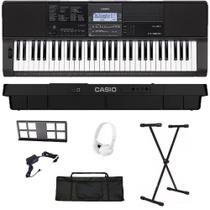 Teclado Musical Casio CT-X800 USB 61 teclas + Suporte + Capa + Fone Ouvido