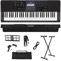 Teclado Musical Casio CT-X800 USB 61 teclas + Suporte + Capa + Pedal + Cabo Teclado Musical Casio CT-X800 USB 61 teclas + Suporte + Capa + Pedal + Cabo