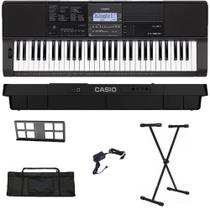 Teclado Musical Casio CT-X800 USB 61 teclas + Suporte + Capa
