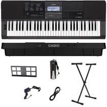 Teclado Musical Casio CT-X800 USB 61 teclas + Suporte + Pedal + Cabo P10