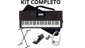 Teclado Musical Casio CTX3000 61 teclas preto KIT