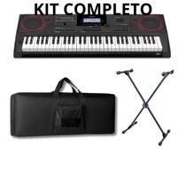 Teclado Musical Casio Ctx5000 61 Teclas Sensitivas Com CAPA E SUPORTE X