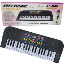 Teclado Musical e Microfone Infantil Grava Musica Castela Teclado Musical e Microfone Infantil Grava Musica Castela