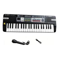 Teclado Musical Educativo 44 Teclas Com Gravador E Rádio Fm