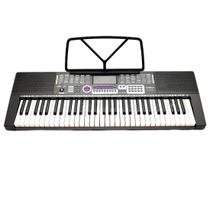 Teclado Musical Estudante Waldman KEP-6100x 61 Teclas + Microfone