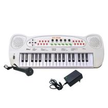 Teclado Piano Musical Infantil Com Microfone Hs5460a - Dm Toys