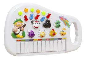 Teclado Musical Infantil Educativo Fazendinha Brinquedo Top - Duarte Shop