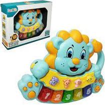 Teclado Musical InfantiL Leão C/ Luz - Dutetoys