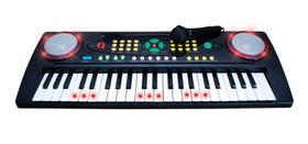 Teclado Musical Infantil Turbinho Com Microfone 44 Teclas - Turbo