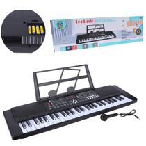 Teclado Musical Iniciante Piano Eletrônico 54 Teclas Preto Teclado Musical Iniciante Piano Eletrônico 54 Teclas Preto