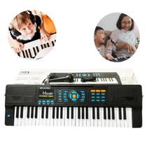 Teclado Musical Iniciantes 54 Teclas Com Microfone Music