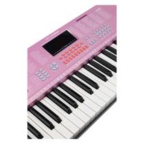 Teclado Musical Mxt MT-3280 61 Teclas 300 Timbres Cor:ROSA Teclado Musical Mxt MT-3280 61 Teclas 300 Timbres Cor:ROSA