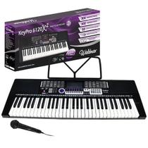 Teclado Musical Para Iniciantes 61 Teclas Waldman KEP-6120X2 Preto