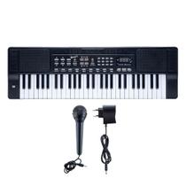 Teclado Musical Para Iniciantes Queens 54 Teclas 12 Musicas