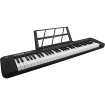 Teclado Musical Portátil 61 Teclas Rhythmic 50 Preto